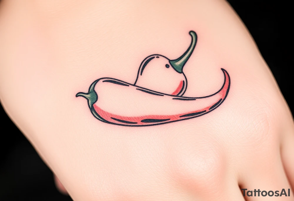 Chili pepper tattoo idea