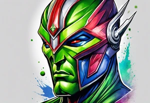 Martian Manhunter tattoo idea