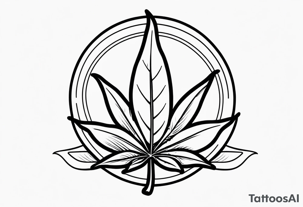 420 weed tattoo idea