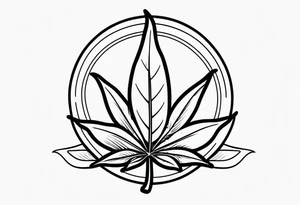 420 weed tattoo idea