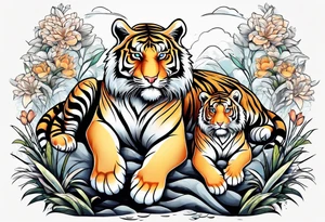 Tiger & Cubs tattoo idea