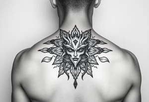 Mandala and Medusa tattoo idea