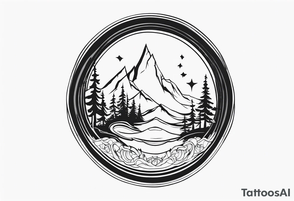 Around NECk men's tattoo tattoo idea