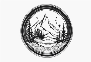 Around NECk men's tattoo tattoo idea