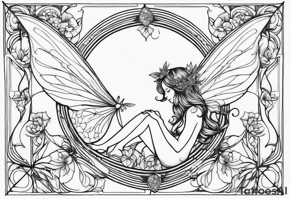 Ethereal Fairy tattoo idea