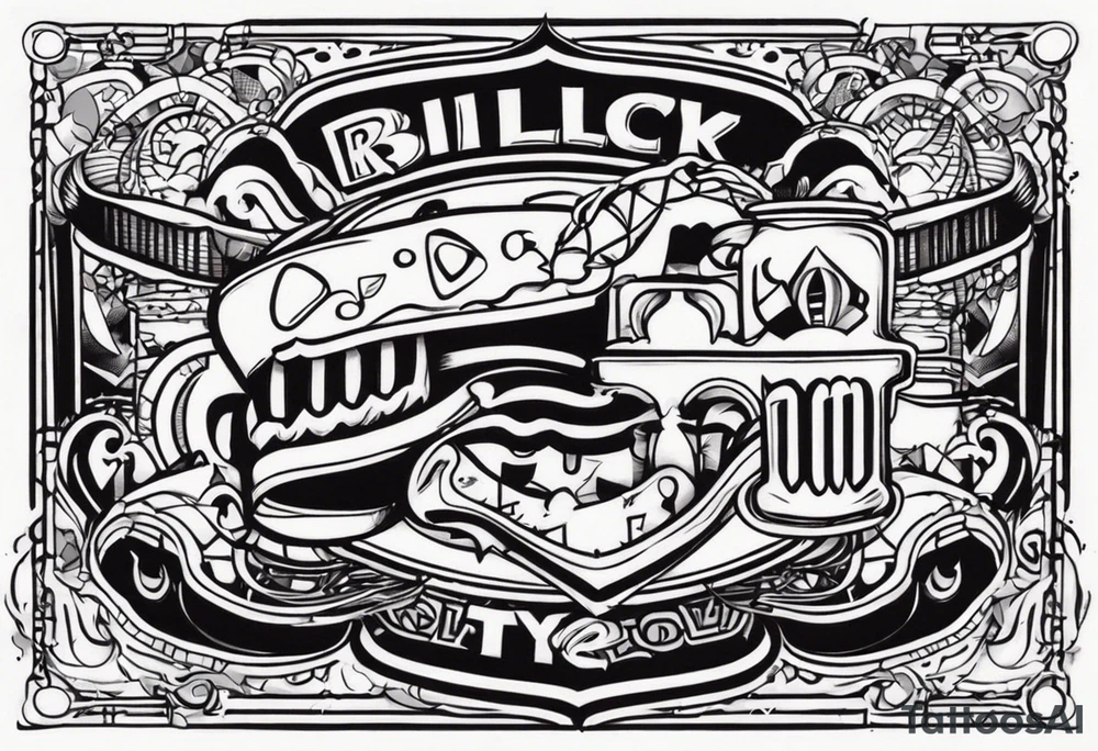 Rock a billy arm sleeve
Verschiedene Motive tattoo idea