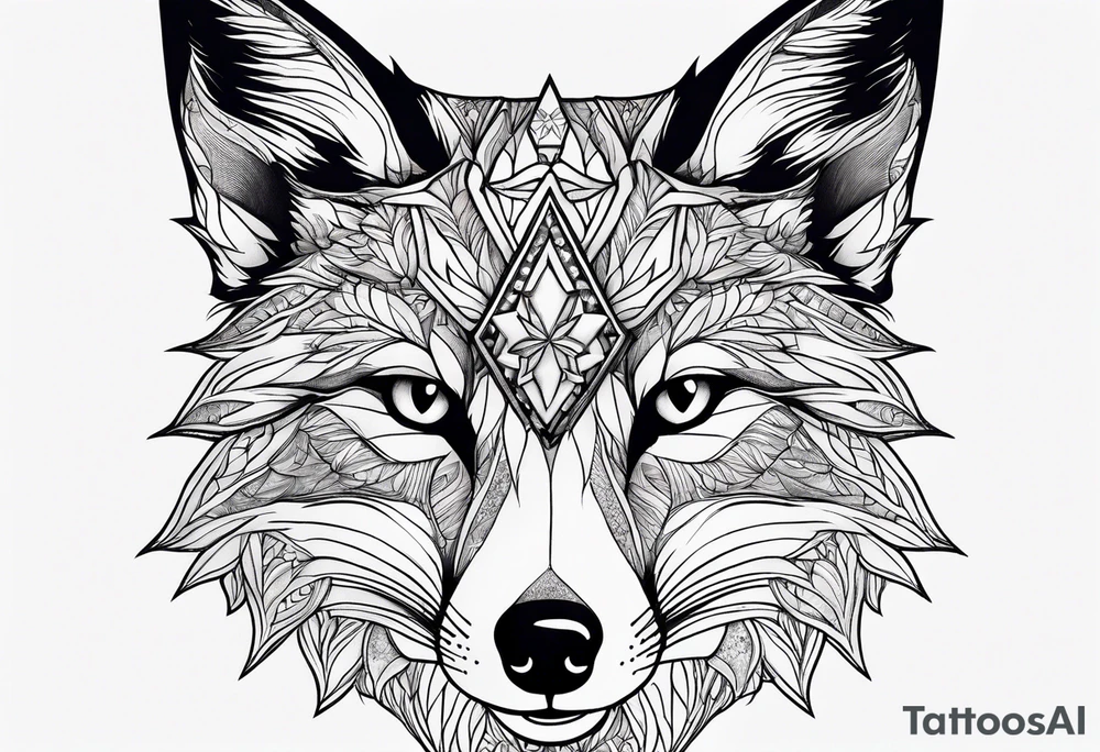 full fox look at the star tattoo idea