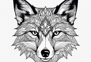 full fox look at the star tattoo idea