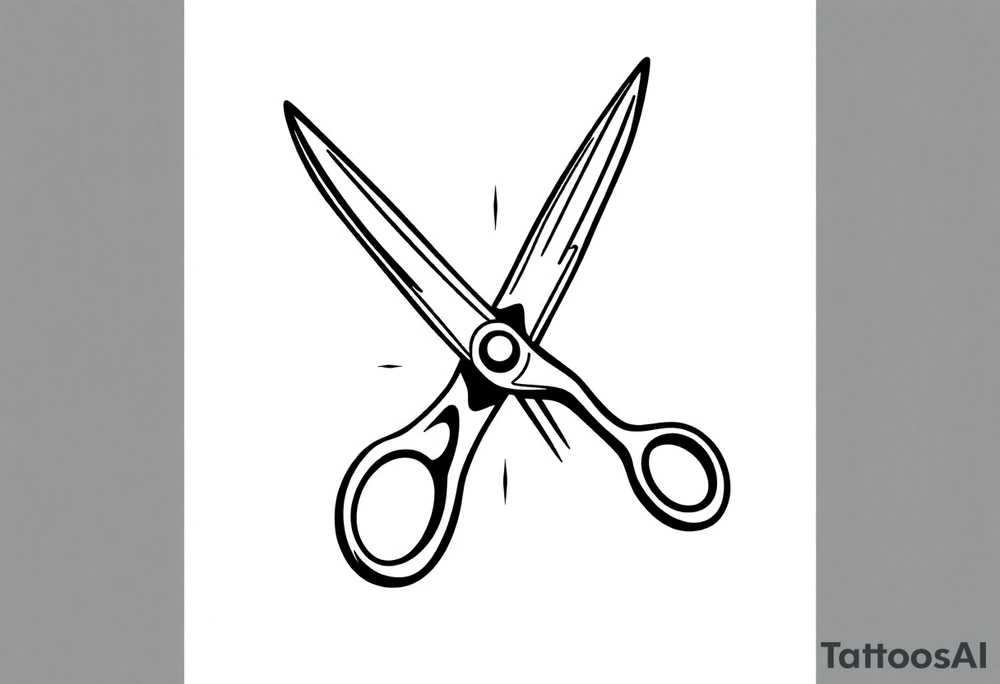 Scissors tattoo idea