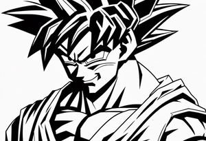 Son Goku tattoo idea