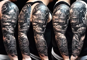 full sleeve for men tattoo idea