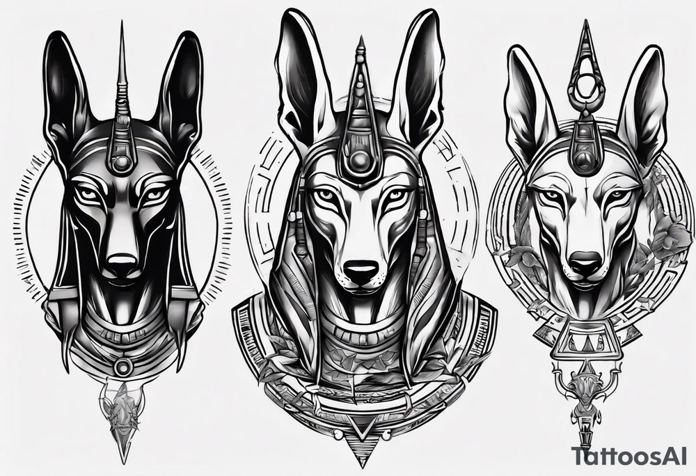 Anubis guidance tattoo idea