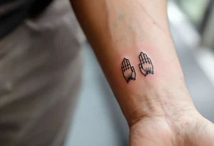 The Mudras (Hand Gestures) – Each hand gesture represents different teachings or states of being; tattooed as minimalist hands or as part of full Buddha images. tattoo idea