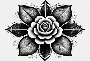 Tudor rose tattoo idea
