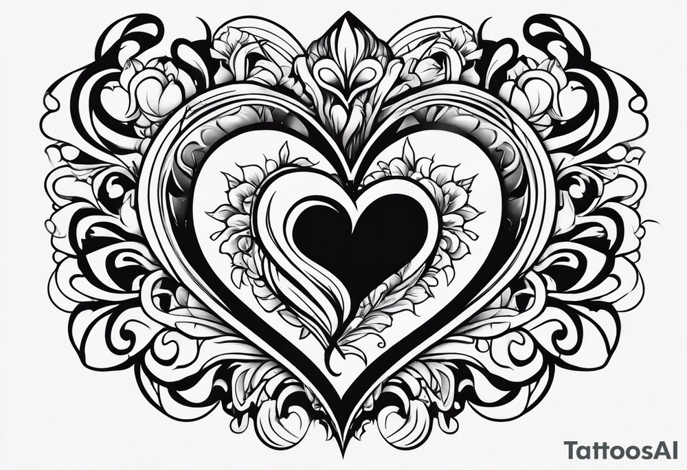Heal my broken heart tattoo idea