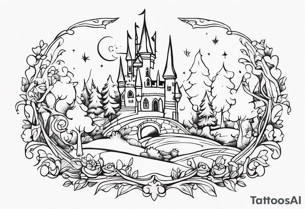 Fairy tale tattoo idea