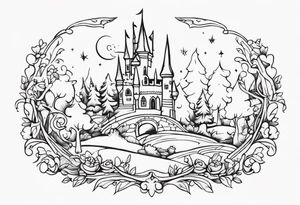 Fairy tale tattoo idea