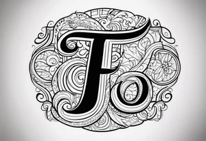 PI tattoo script tattoo idea