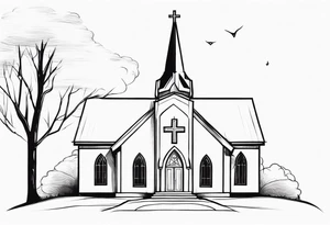 CHURCH tattoo idea