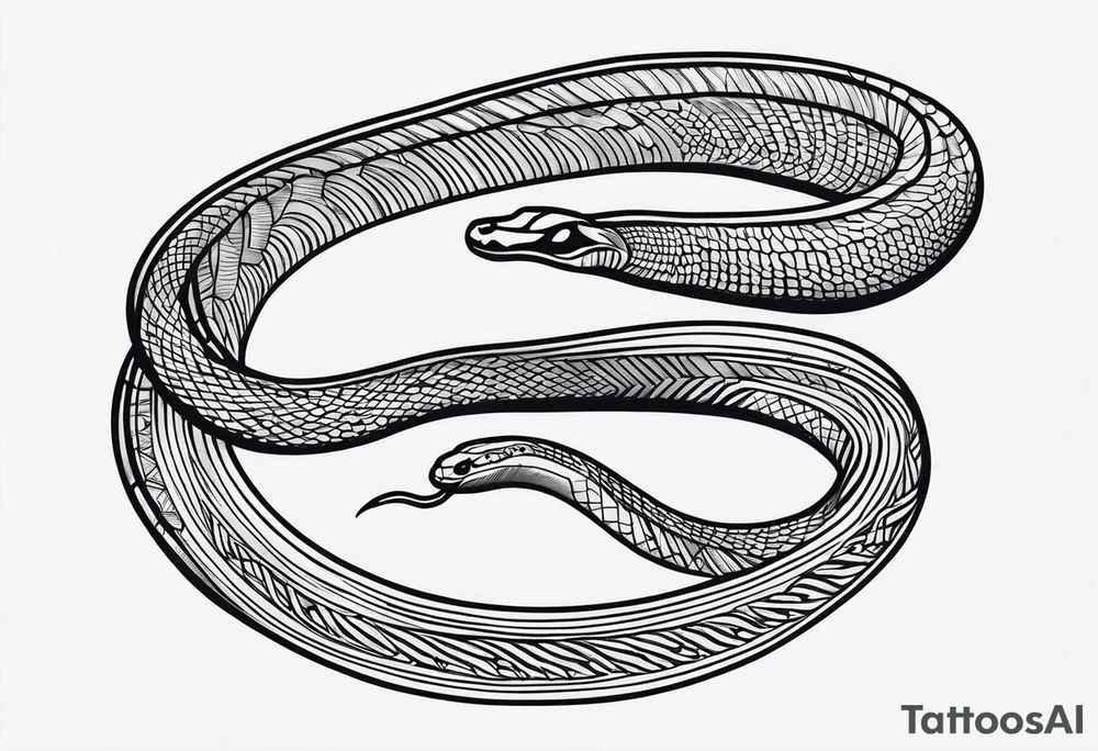 Coiled Snake tattoo idea