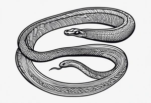 Coiled Snake tattoo idea
