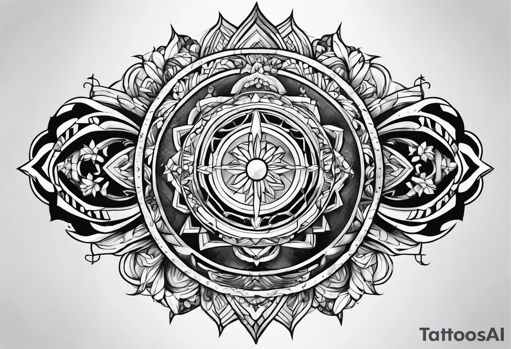 single chain tattoo idea