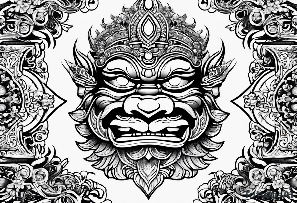 Balanise Barong tattoo idea