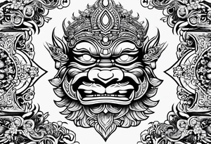 Balanise Barong tattoo idea