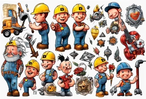 Bob The Builder tattoo idea