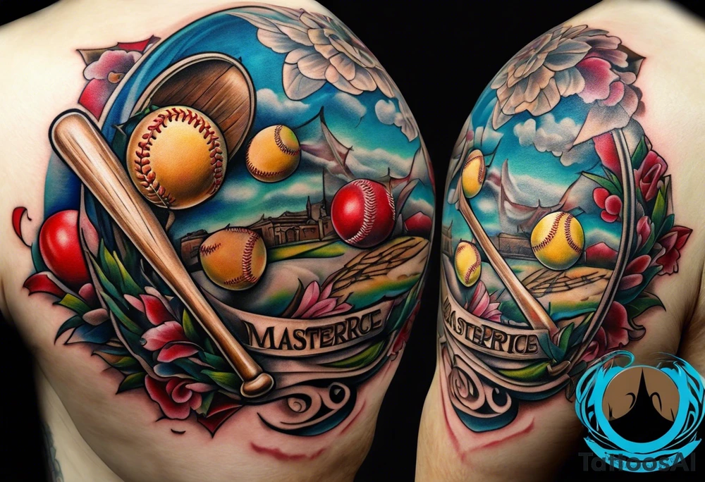 Baseball tattoo idea