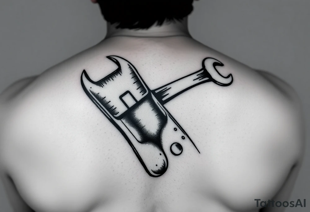 A cold bud light a flip flop a wrench in one memorial tattoo for a women tattoo idea
