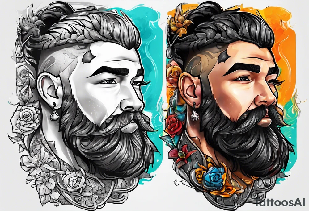 I want the name "Drew" tattoo idea