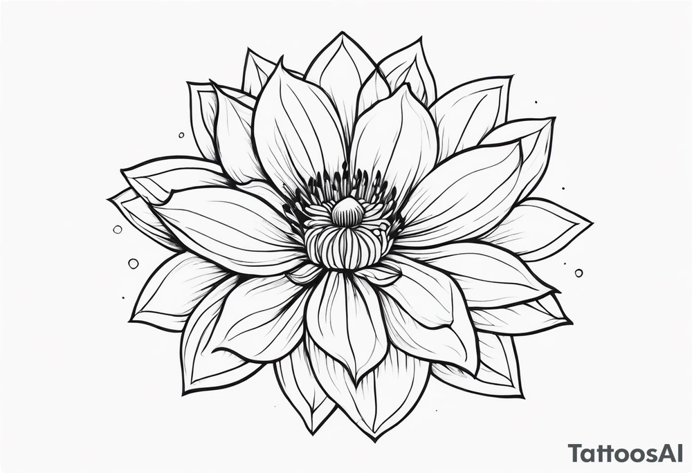 Sol com flor tattoo idea