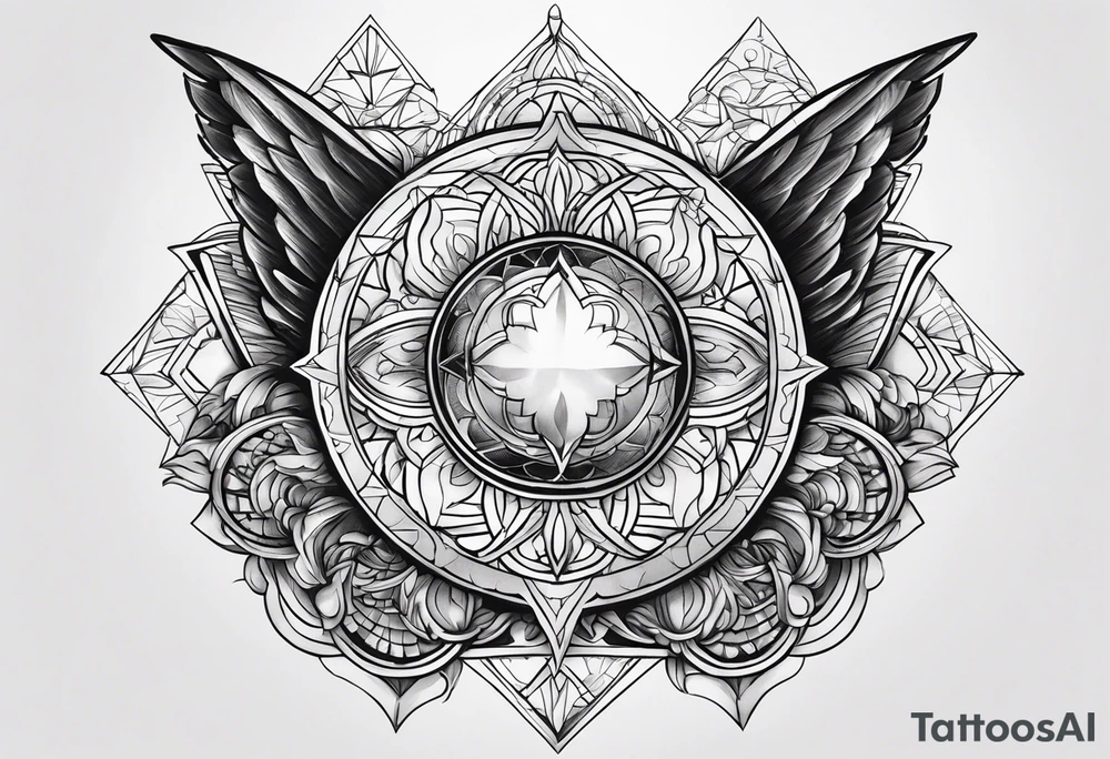 Halo tattoo idea