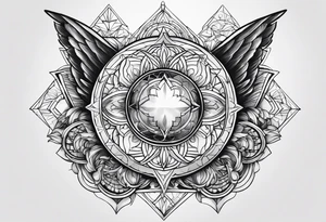 Halo tattoo idea
