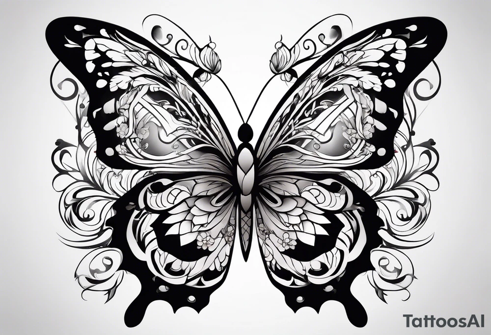 butterfly tattoo idea