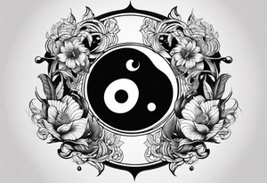 Yin yang Scorpio and leo tattoo idea