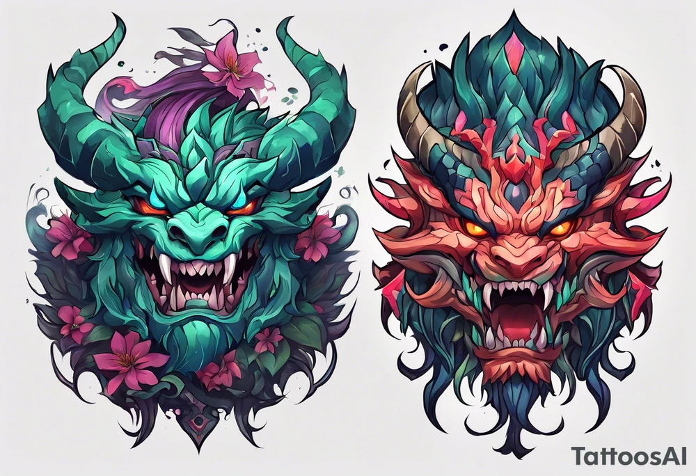 Outworld devourer in dota 2 tattoo idea
