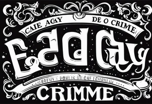 Be gay do crime tattoo idea