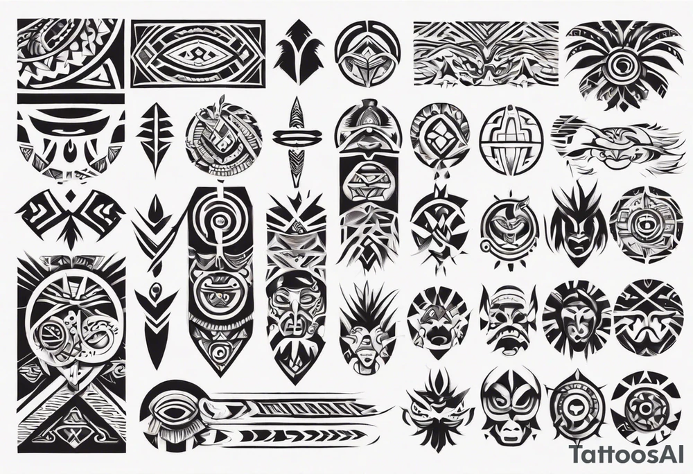 Polynesian tattoo idea