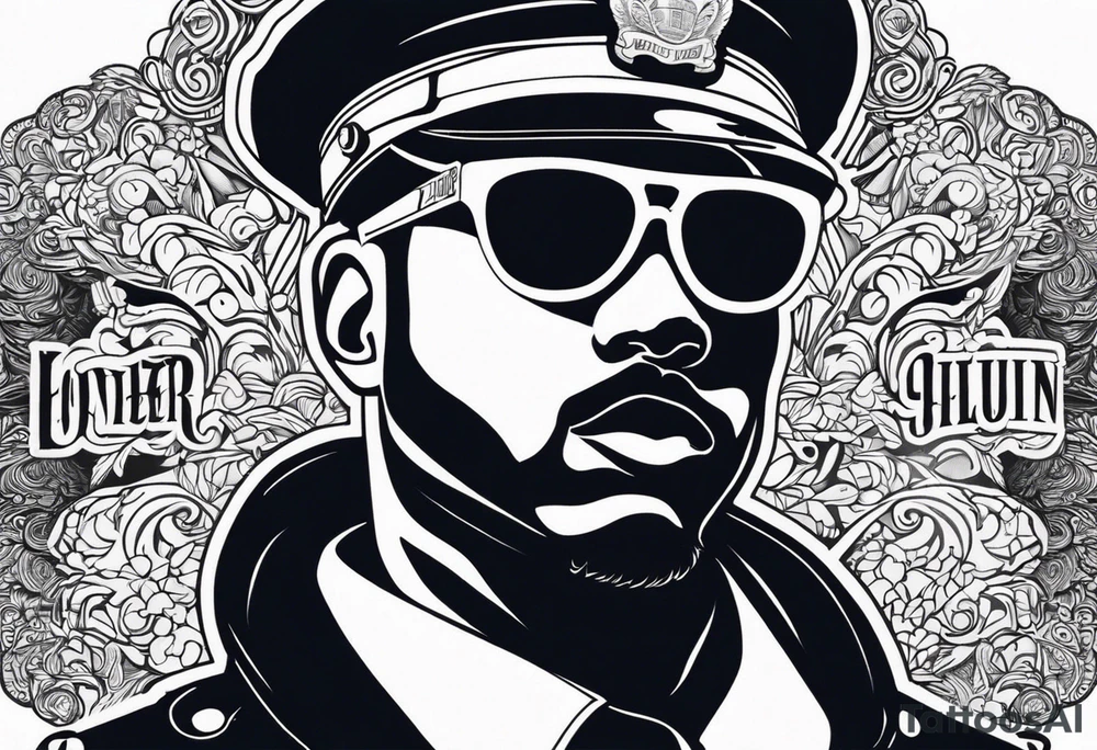 Officer Sunglasses tattoo idea
