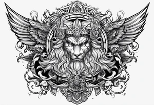Wrath as a person tattoo idea