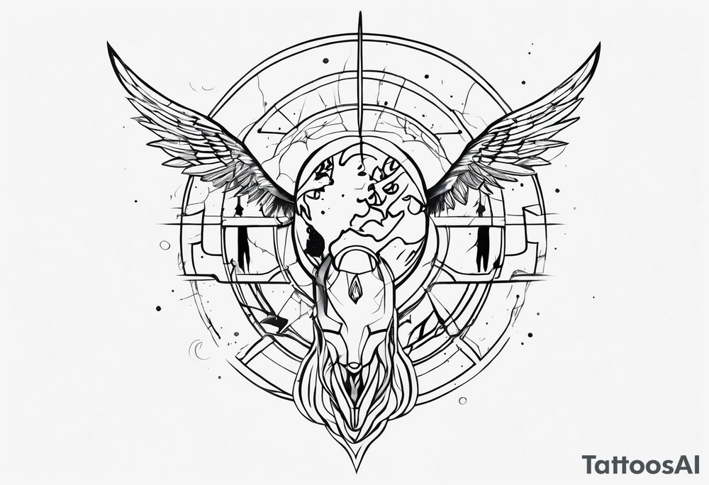 the fall of humans tattoo idea