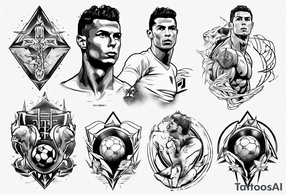 Cristiano Ronaldo tattoo idea