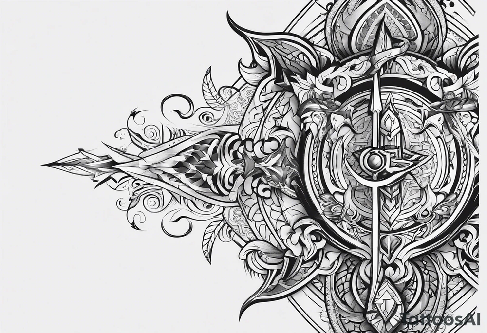 trident tattoo idea