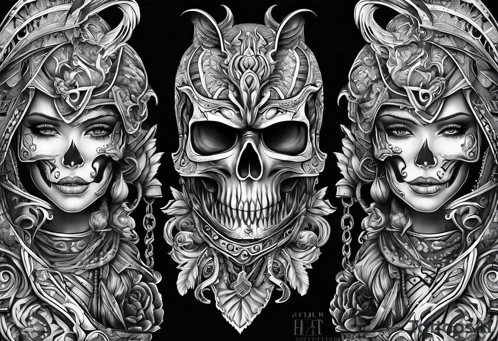Hoodie tattoo idea