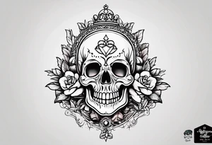 dead inside happy outside tattoo idea