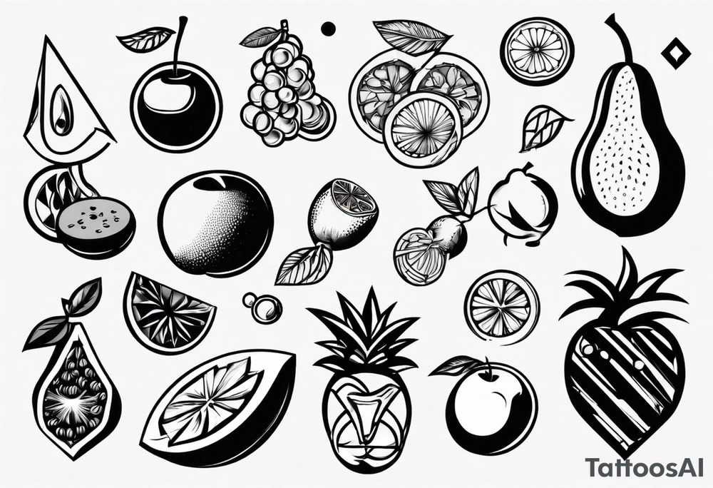 Fruits tattoo idea