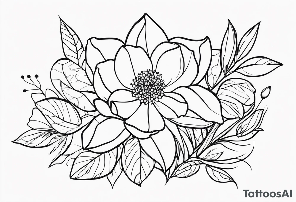 Flores tattoo idea
