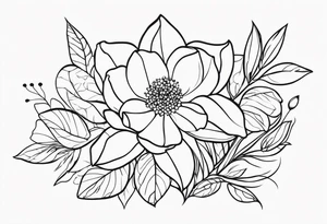 Flores tattoo idea